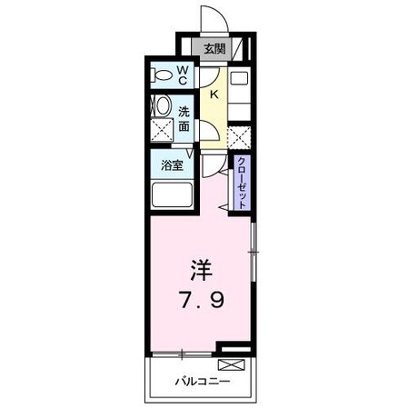 越谷駅 徒歩3分 2階の物件間取画像